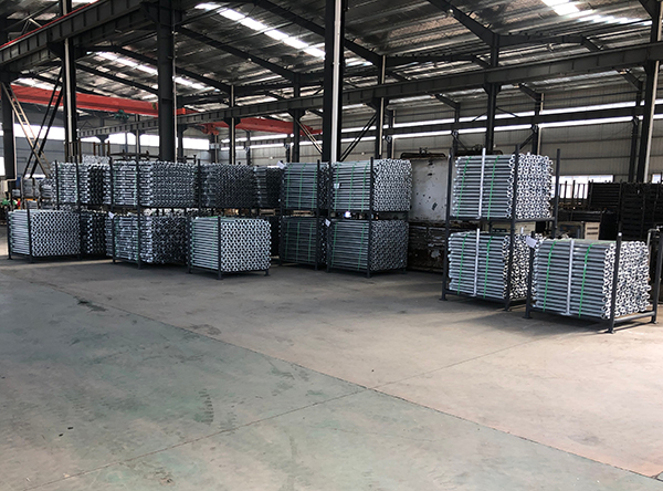 Sistema de andamio galvanizado